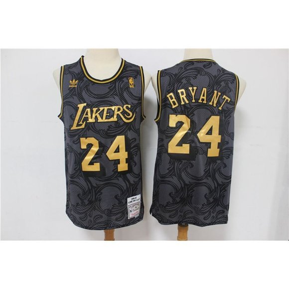 kobe bryant black and gold jersey